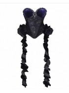 Blood Supply Mourning Day Corset Top with Detachable Ruffled Drapes(Full Payment Without Shipping)